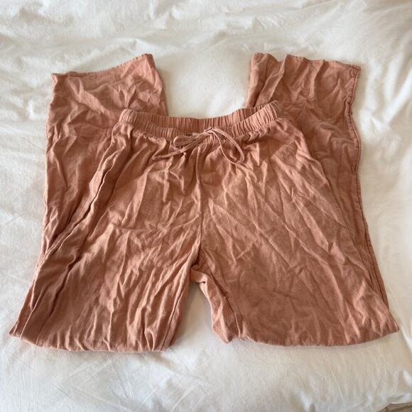 Aritzia Pants - Wilfred Free Pink Linen Pull-On Pants Size S